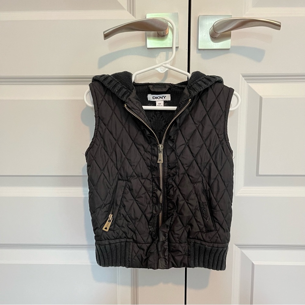 DKNY Quilted & Kit Toddler Vest